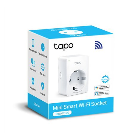 TP-LINK | Tapo P100 (1-pack) | Mini Smart Wi-Fi Socket | White - 3
